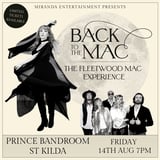 PRINCE BANDROOM ST KILDA | BACK TO THE MAC THE FLEETWOOD MAC EXPERIENCE