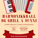 Grill og harmonikkuball á Níunni