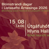 Útgáfuhóf í tilefni bókaútgáfu Hlyns Hallssonar