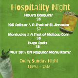 Lil Indies Hospitality Night