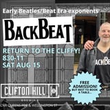 Early Beatles/Beat era exponents BACKBEAT return to the Cliffy!