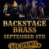 Backstage Brass at Hop Springs