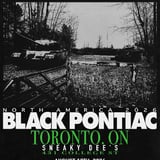 Black Pontiac at Sneaky Dee's