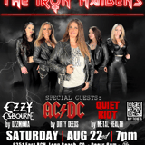 THE IRON MAIDENS with Special Guests OZZMANIA + DIRTY DEEDS + METAL HEALTH