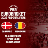 Basketball EM Prekval Herrer - Danmark vs. Rumænien