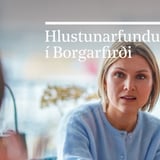Kristrún í Borgarfirði: Hlustunarfundur um hagsmuni Íslands