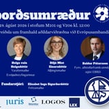 Pallborðsumræður vegna þjóðaratkvæðagreiðslu um framhald aðildarviðræðna við Evrópusambandið