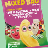 MIXED BAG #10 – THE MAGICIAN, KILN, DREAMROCKETZ + TINNITUS