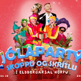 Jólapartý Skoppu og Skrítlu í Hörpu