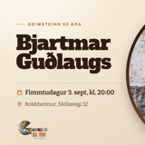 Bjartmar Guðlaugsson - Geimsteinn 50 ára