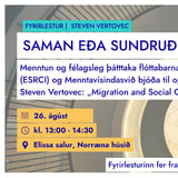 Fyrirlestur | Saman eða sundruð? 