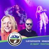 Söngur og grín á kvöldskemmtun