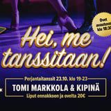 Perjantaitanssit: Tomi Markkola & Kipinä