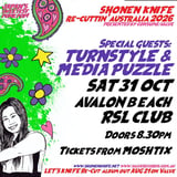 SHONEN KNIFE re-cuttin’ Australia 2026 - SAT 31 OCT Avalon Beach RSL