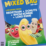MIXED BAG #12 – REGSTRAIN, DONUTS, RHOM KONNIE + LORD ESME