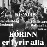 Kórinn 7. september kl. 20.15 