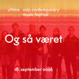Ultima 2026 Og så været // Cikada & IEMA