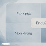 Er du kæreste med din mor eller far?