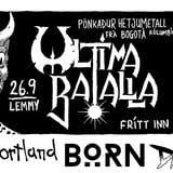 Metal og pönk: ÚLTIMA BATALLA (Kólumbía) á LEMMY!