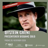 Øystein Greni presenterer Bigbang solo // Wrightegaarden
