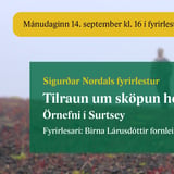 Tilraun um sköpun heimsins: Örnefni í Surtsey