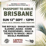 🎸 PASSPORT TO AIRLIE 2026 - BRISBANE 🎸