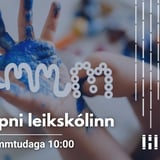 Opni leikskóli Memmm á Bókasafni Hafnarfjarðar