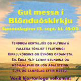 Gul messa í Blönduóskirkju