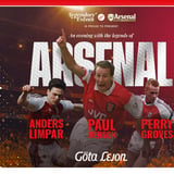 Arsenal Legends, Anders Limpar, Perry Groves & Paul Merson