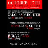 carolesdaughter w/ Slug Christ & Dog247