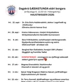 GÆÐASTUNDIR eldri borgara á haustmisseri 2026 í Háteigskirkju