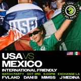 US Men's National Soccer vs. Mexico National Football Team