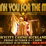 SKYCITY Casino Auckland - 9 & 10 of October from 7.30pm. 