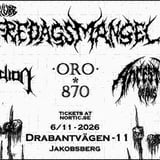 Ancestor Of Kaos + Phidion + ORO-870 Live @Klubb Fredagsmangel