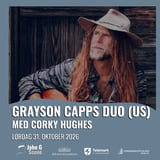 Grayson Capps duo m/Corky Hughes (US) // Wrightegaarden