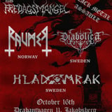 Raumer + Diabolica + Hladomrak Live @Klubb Fredagsmangel