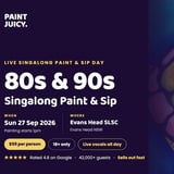 80s & 90s Singalong Paint and Sip Evans Head x Paint Juicy