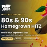 80s and 90s Homegrown Hits Paint and Sip Singalong Springfield x Paint Juicy