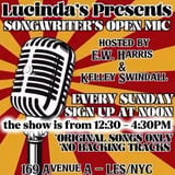 Sunday Songwriter's Open Mic Every Week at Lucinda's