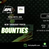 Thursday Bounty Poker | Texas Hold’em at RHQ