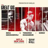 The Great Gig - Beka Gochiashvili, Temuriko Diasamidze, and KORDZ