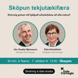 Ör-vinnustofa á Teams miðvikudaginn 7. okt. kl. 13.00 til 13.30