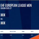 EHF European League  | VALUR -  MORS-THY