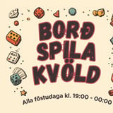 Borðspilahittingur á föstudagskvöldum í Kastalakaffi kl: 19