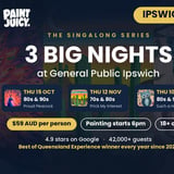 Sing a long Paint and Sip Ipswich x Paint Juicy