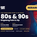 80s & 90s Singalong Paint and Sip Nerang x Paint Juicy