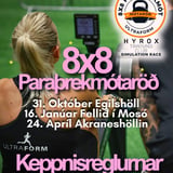 Hyrox 8x8 paraþrekmótaröð UltraForm Akraneshöllin  (3 af 3)