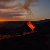 Eldur á Reykjanesskaga