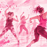 Bleikur Zumba tími með Lilju Björk