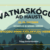 Vatnaskógur að hausti 2026